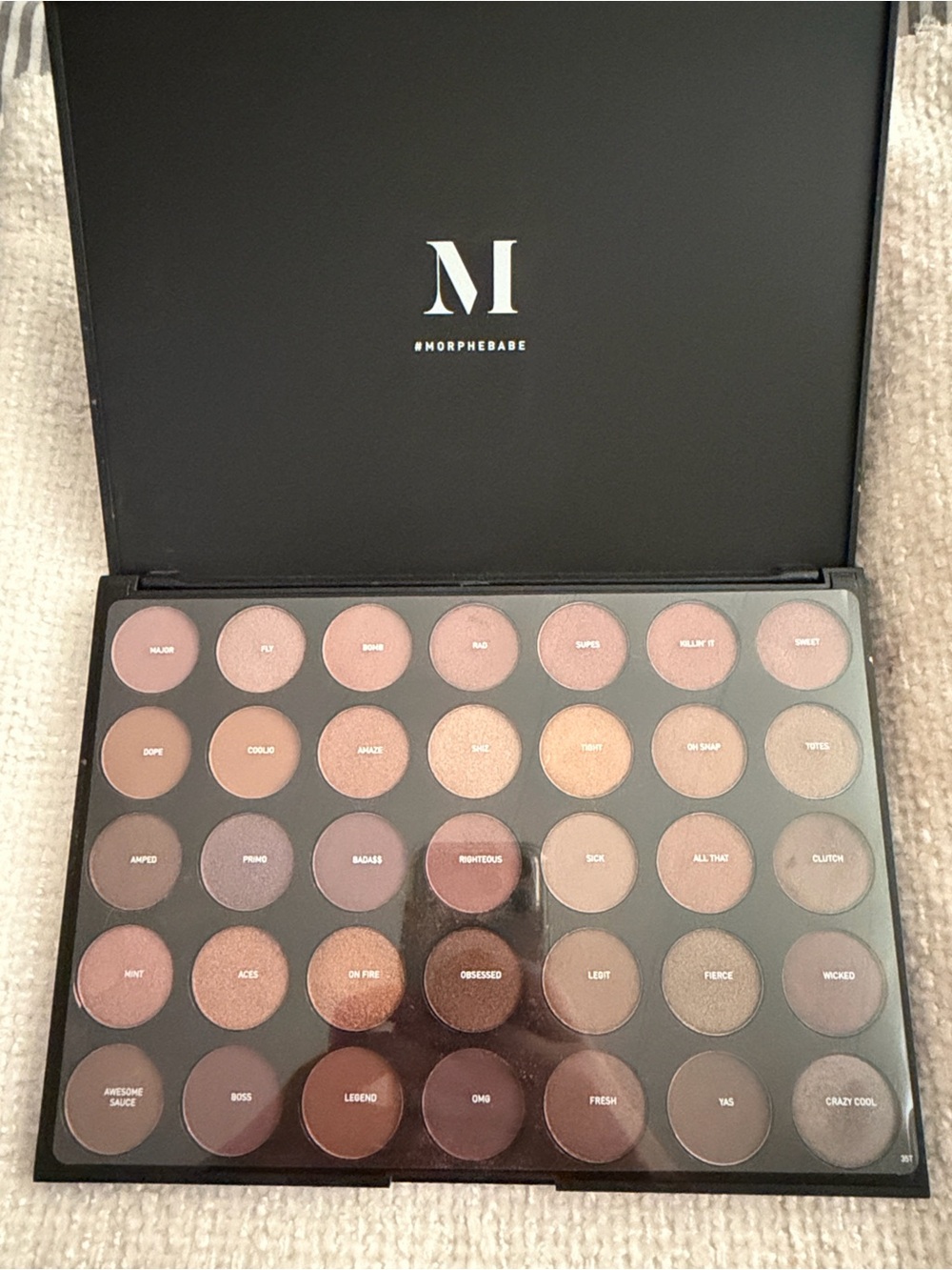 Morphe Neutral Eyeshadow Palette – Warm Browns, Taupes, Rose Golds